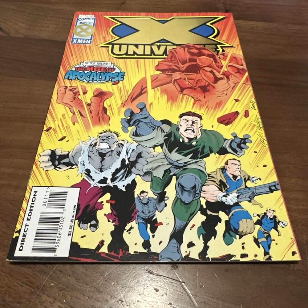 5 for $30 X-Universe #1 (Marvel May 1995) Carlos Pacheco Scott Lobdell Grey Hulk